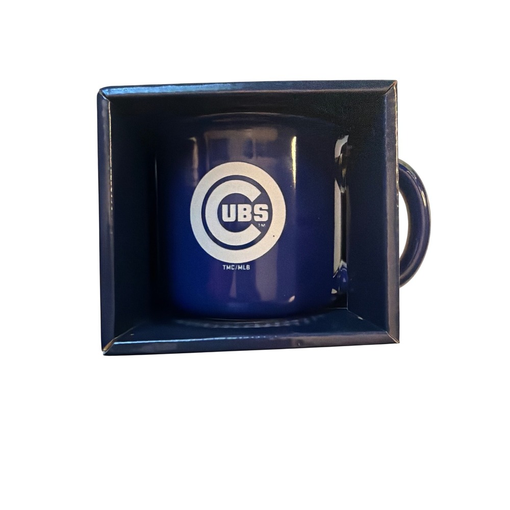MLB Chicago Cubs Blue 15 oz Camping Mug The Memory Company New in Box